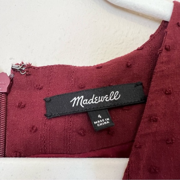 Madewell Button Front Swing Dress in Swiss Dot - Picture 14 of 16